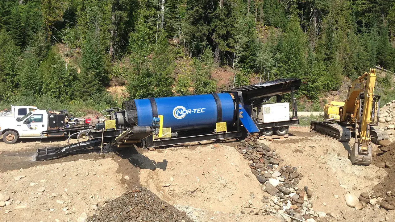 GM-100 Gold Mining Equipment - Professional Placer Mining Wash Plant with Sluice System